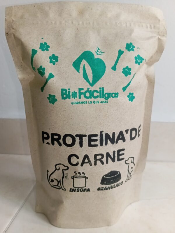 Alimento multiproposito Proteina carne.presentacion de 1 kg